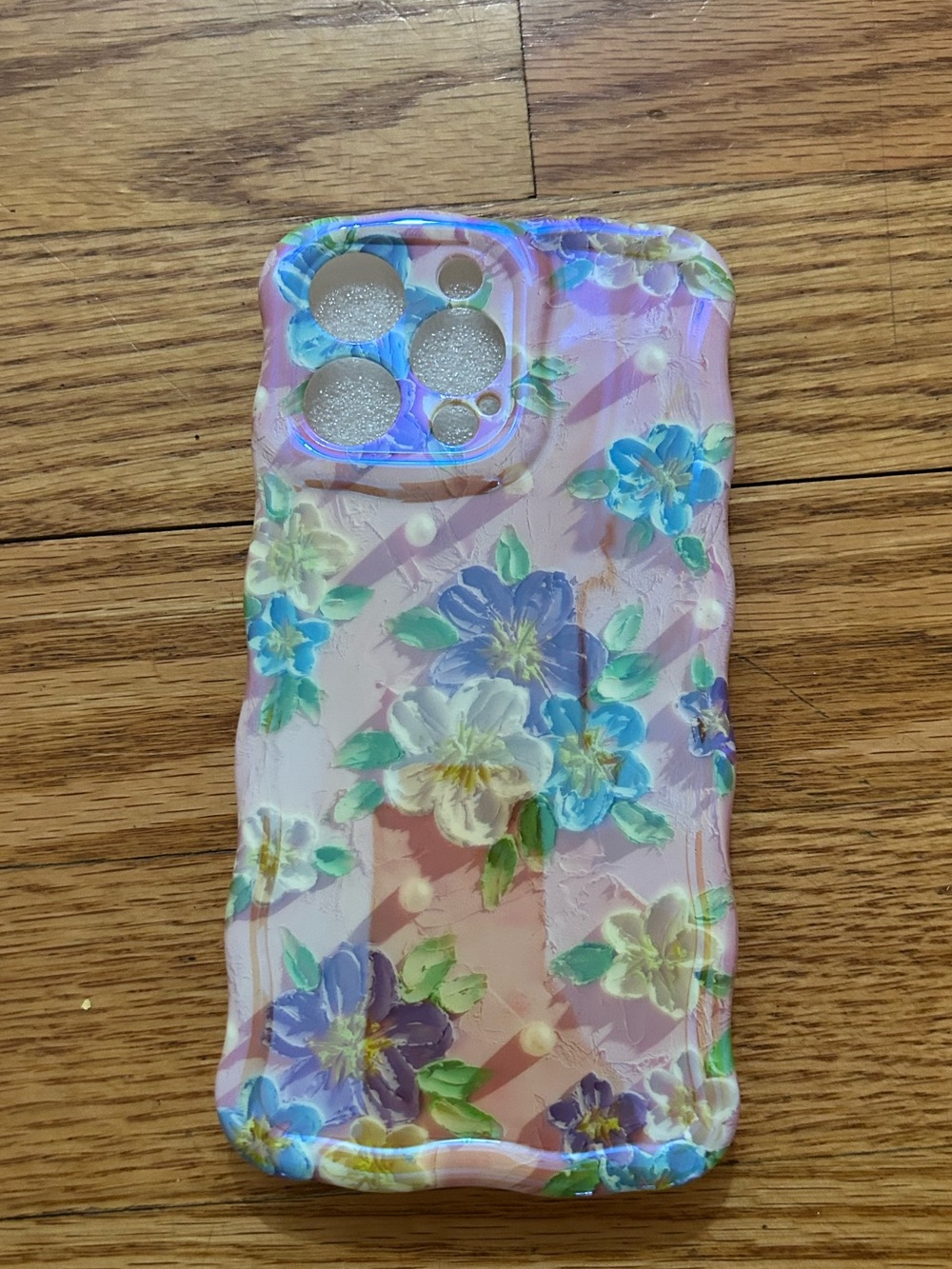 Blushing Bouquet Wavy Luxe MagSafe Case for iPhone 14 Pro Max